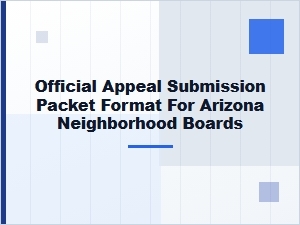 Arizona Mailbox Appeal Requirements for Neighborhood Boards